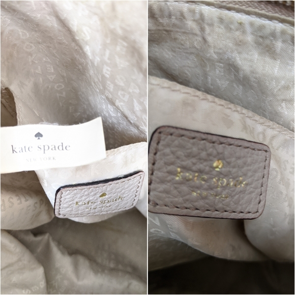 Kate Spade Sandie Street Leather Gray Crossbody - Picture 6 of 8